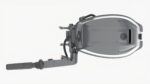 Outboard portable boat motor with tiller