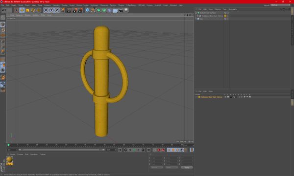Outdoor Bike Rack Yellow