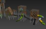 Outdoor Park Container Kids Playground Equipment