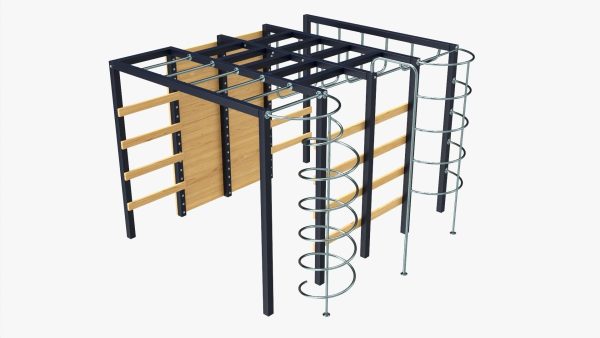 Outdoor playground mountain stairs set