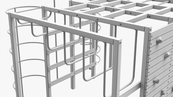 Outdoor playground mountain stairs set