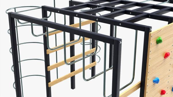 Outdoor playground mountain stairs set