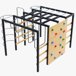 Outdoor playground mountain stairs set