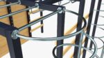 Outdoor playground mountain stairs set
