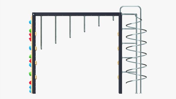 Outdoor playground mountain stairs set