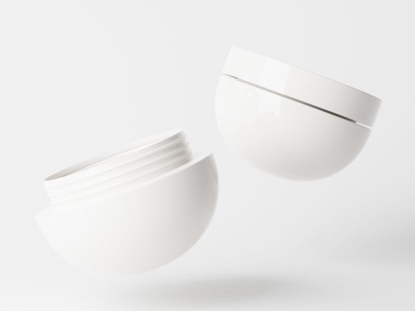 Ovel Shaped Cosmetic Jar