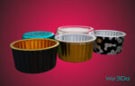 Pack 10 Food-Storage Containers - Low Poly