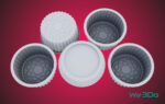 Pack 10 Food-Storage Containers - Low Poly