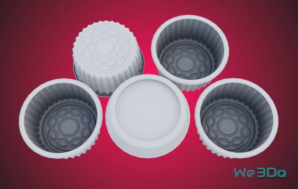 Pack 10 Food-Storage Containers - Low Poly