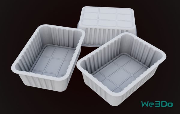 Pack 10 Food-Storage Containers - Low Poly