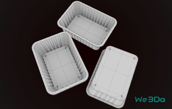 Pack 10 Food-Storage Containers - Low Poly