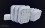 Pack 10 Food-Storage Containers - Low Poly