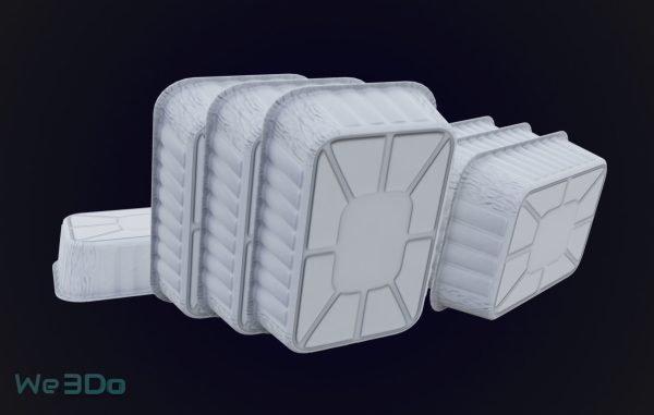 Pack 10 Food-Storage Containers - Low Poly