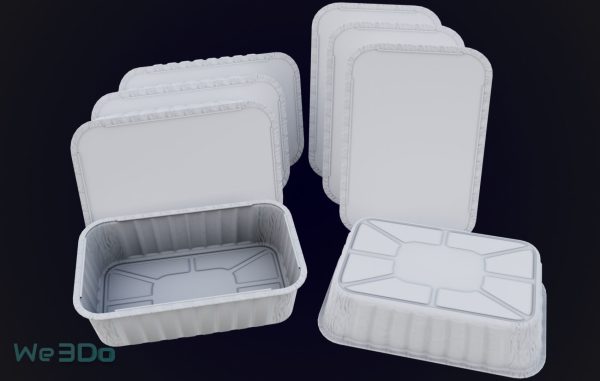 Pack 10 Food-Storage Containers - Low Poly