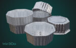 Pack 10 Food-Storage Containers - Low Poly