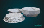 Pack 10 Food-Storage Containers - Low Poly