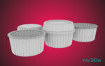 Pack 10 Food-Storage Containers - Low Poly