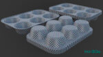 Pack 10 Food-Storage Containers - Low Poly