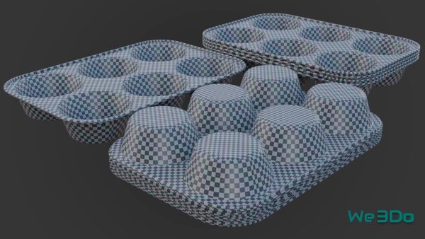 Pack 10 Food-Storage Containers - Low Poly