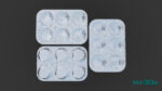 Pack 10 Food-Storage Containers - Low Poly