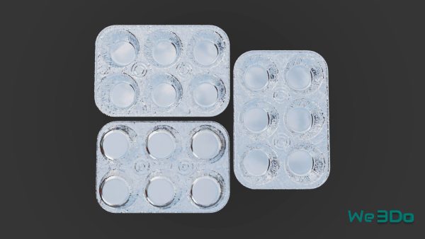 Pack 10 Food-Storage Containers - Low Poly