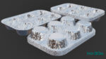 Pack 10 Food-Storage Containers - Low Poly
