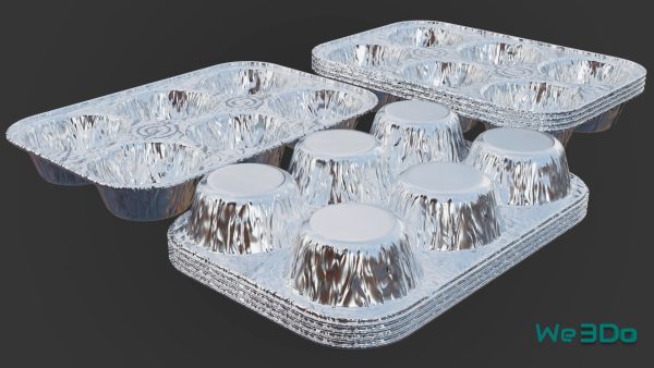Pack 10 Food-Storage Containers - Low Poly
