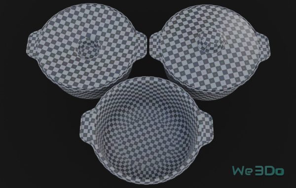 Pack 10 Food-Storage Containers - Low Poly
