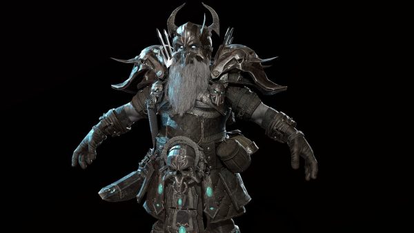 Dwarf Low Poly world of warcraft character