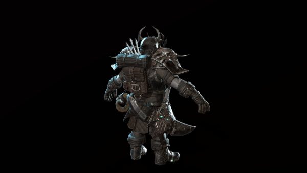 Dwarf Low Poly world of warcraft character