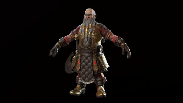 Dwarf Low Poly world of warcraft character