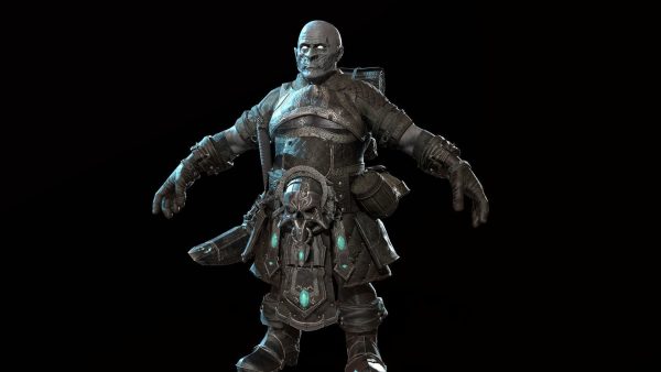 Dwarf Low Poly world of warcraft character