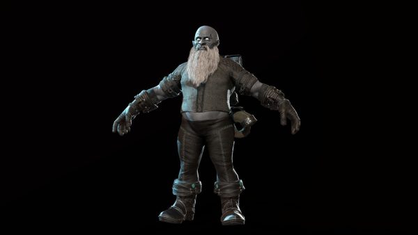 Dwarf Low Poly world of warcraft character
