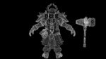 Dwarf Low Poly world of warcraft character