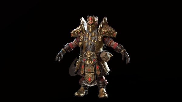 Dwarf Low Poly world of warcraft character