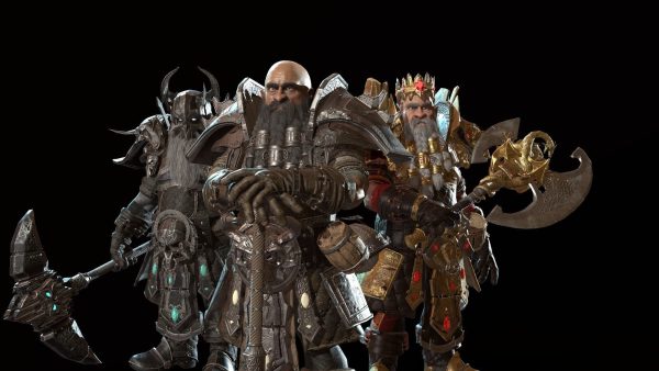 Dwarf Low Poly world of warcraft character