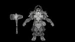 Dwarf Low Poly world of warcraft character