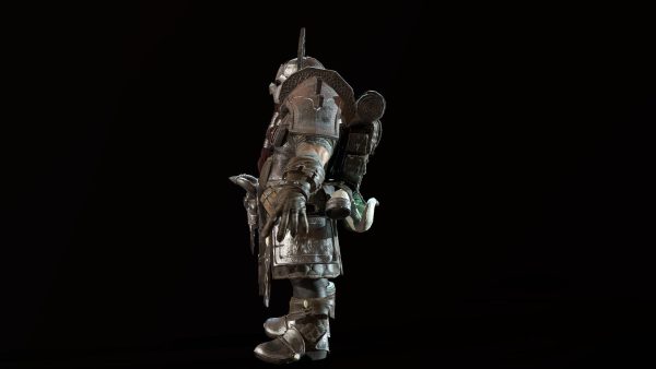 Dwarf Low Poly world of warcraft character