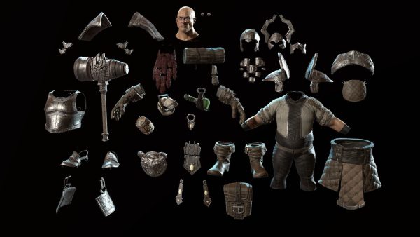 Dwarf Low Poly world of warcraft character
