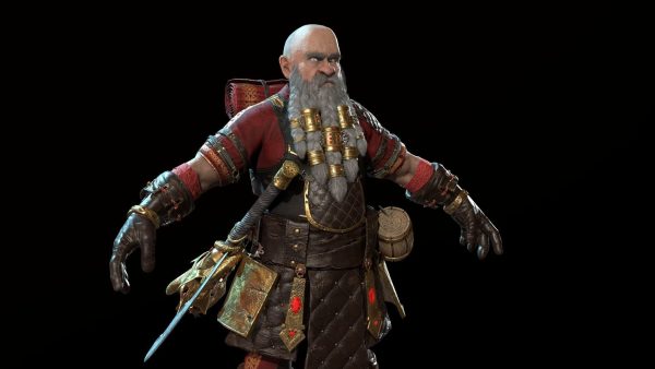 Dwarf Low Poly world of warcraft character