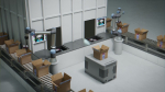 Packing Industrial Robots Animated
