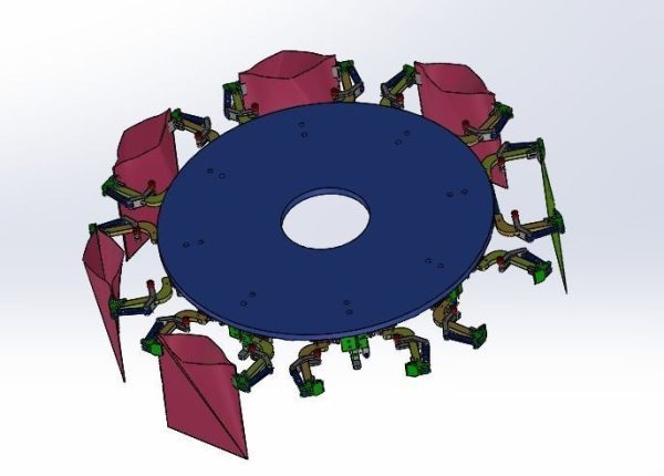 Packing machine assembly