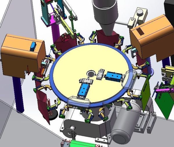 Packing machine assembly