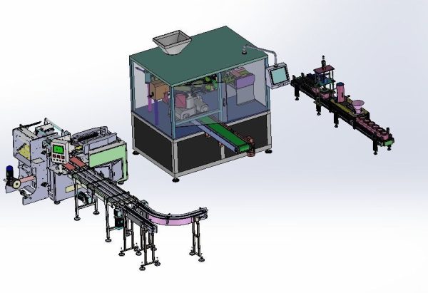 Packing machine assembly