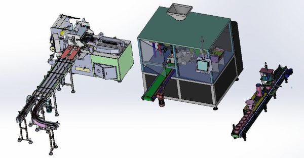 Packing machine assembly