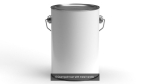 Paint cans with metal handle