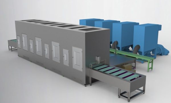 Paint spraying equipment set