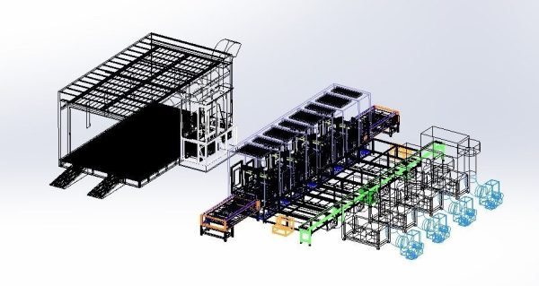 Paint spraying equipment set