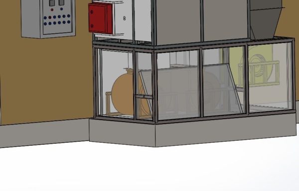 Paint spraying equipment set