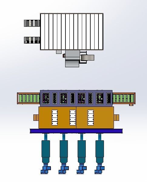 Paint spraying equipment set